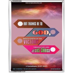 WHICH GIVETH US THE VICTORY   Christian Artwork Frame   (GWABIDE 4684)   "16X24"