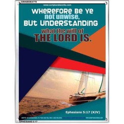THE WILL OF THE LORD   Custom Framed Bible Verse   (GWABIDE 4778)   