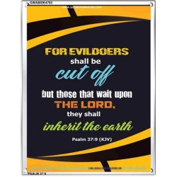 WAIT UPON THE LORD   Inspirational Bible Verse Frame   (GWABIDE 4783)   "16X24"