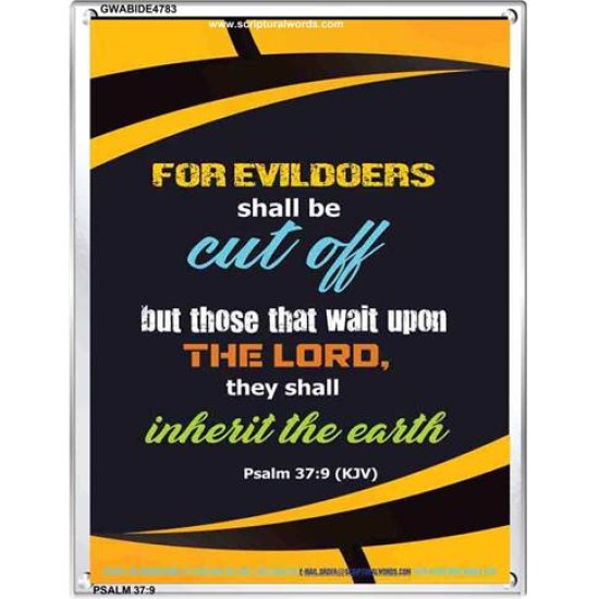 WAIT UPON THE LORD   Inspirational Bible Verse Frame   (GWABIDE 4783)   