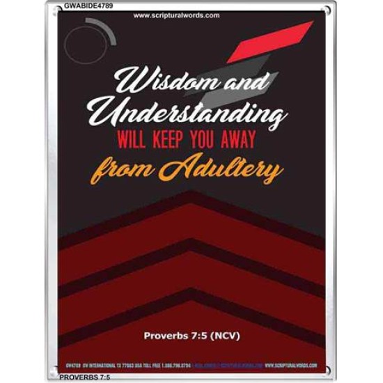 WISDOM AND UNDERSTANDING   Bible Verses Framed for Home   (GWABIDE 4789)   