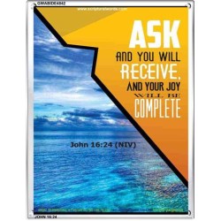 YOUR JOY WILL BE COMPLETE   Christian Quote Framed   (GWABIDE 4842)   
