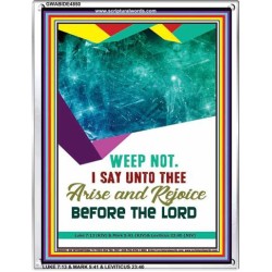 ARISE AND REJOICE BEFORE THE LORD   Christian Paintings   (GWABIDE 4850)   "16X24"