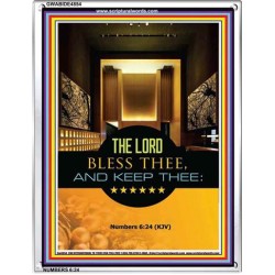 THE LORD BLESS THEE   Contemporary Christian Poster   (GWABIDE 4854)   