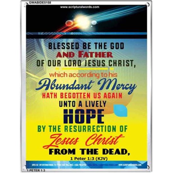 ABUNDANT MERCY   Bible Verses  Picture Frame Gift   (GWABIDE 5158)   