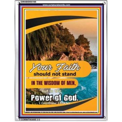 YOUR FAITH   Bible Verses Framed Art Prints   (GWABIDE 5185)   
