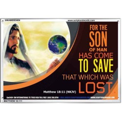 TO SAVE THE LOST   Bible Verses Poster   (GWABIDE5404)   