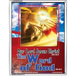 THE WORD OF GOD   Framed Religious Wall Art    (GWABIDE 5493)   