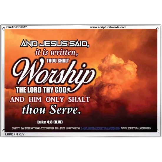 WORSHIP   Home Decor Art   (GWABIDE6377)   