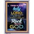 ANY ROCK LIKE OUR GOD   Bible Verse Framed for Home   (GWABIDE 6416)   "16X24"