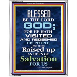AN HORN OF SALVATION   Christian Quotes Frame   (GWABIDE 6474)   