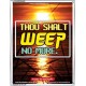 WEEP NO MORE   Framed Bible Verse   (GWABIDE 6485)   