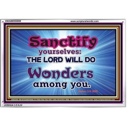 SANCTIFY   Frame Scriptural Wall Art   (GWABIDE6508)   
