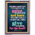 WHAT DOES IT PROFIT TO GAIN THE WHOLE WORLD   Bible Verses For the Kids Frame    (GWABIDE 6511)   "16X24"