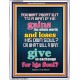 WHAT DOES IT PROFIT TO GAIN THE WHOLE WORLD   Bible Verses For the Kids Frame    (GWABIDE 6511)   