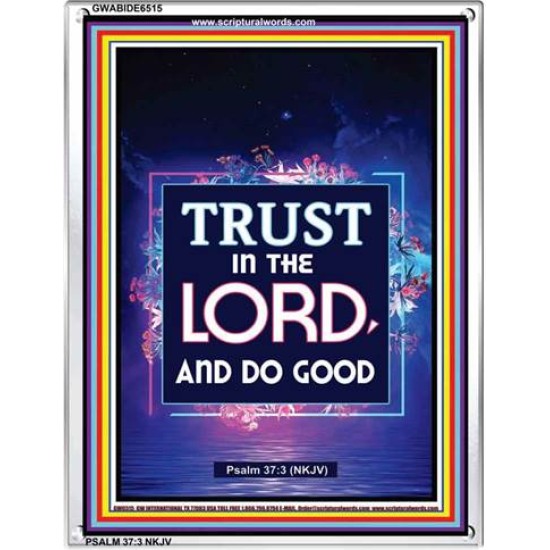 TRUST IN THE LORD   Bible Scriptures on Forgiveness Frame   (GWABIDE 6515)   