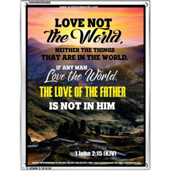 THE LOVE OF THE FATHER   Acrylic Frame Picture   (GWABIDE 6568)   