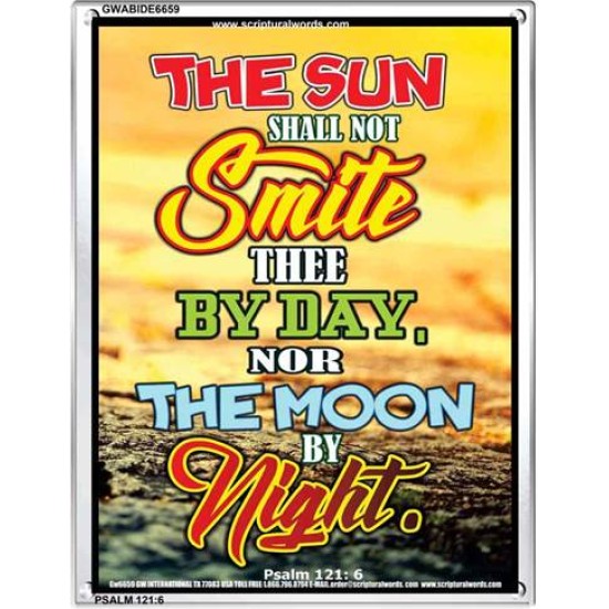 THE SUN SHALL NOT SMITE THEE   Christian Frame Wall Art   (GWABIDE 6659)   