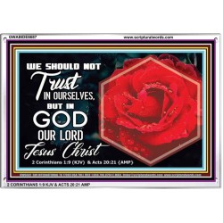 TRUST IN GOD   Framed Office Wall Decoration   (GWABIDE6687)   