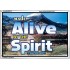 ALIVE BY THE SPIRIT   Framed Guest Room Wall Decoration   (GWABIDE6736)   "24X16"