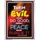 TURN FROM EVIL   Scripture Art   (GWABIDE 6785)   