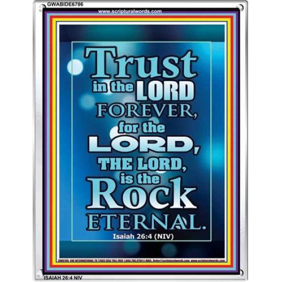 TRUST IN THE LORD   Scripture Art Prints   (GWABIDE 6786)   