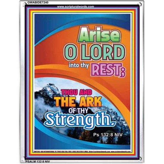 ARISE O LORD   Printable Bible Verses to Frame   (GWABIDE 7240)   