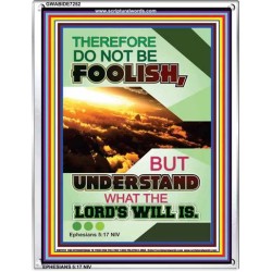 THE LORD'S WILL   Bible Verse Frame Online   (GWABIDE 7252)   