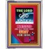 THE LORD IS A GOD OF JUSTICE   Contemporary Christian Wall Art   (GWABIDE 7302)   "16X24"