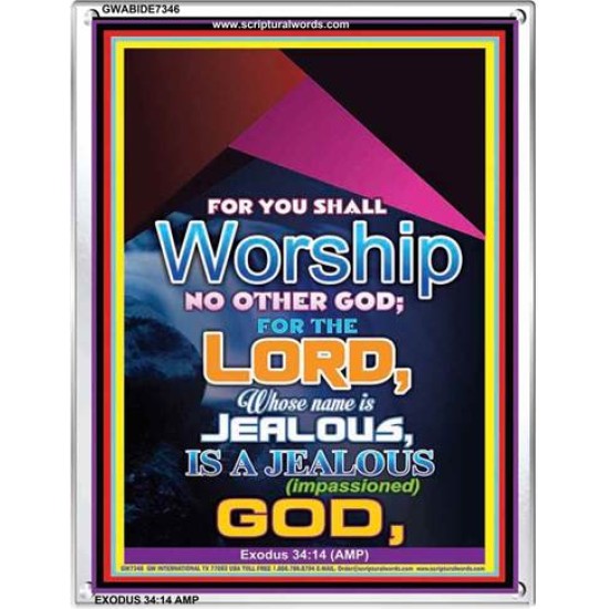 WORSHIP   Religious Art Frame   (GWABIDE 7346)   