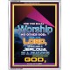 WORSHIP   Religious Art Frame   (GWABIDE 7346)   