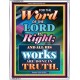 WORD OF THE LORD   Contemporary Christian poster   (GWABIDE 7370)   