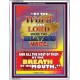 WORD OF THE LORD   Framed Hallway Wall Decoration   (GWABIDE 7384)   