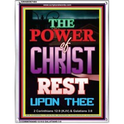 THE POWER OF CHRIST   Christian Frame Wall Art   (GWABIDE 7404)   