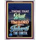 WAIT UPON THE LORD   Bible Verses Frame for Home   (GWABIDE 7425)   