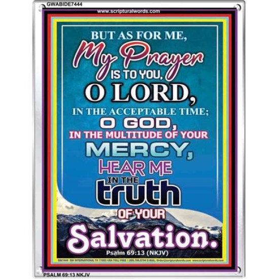 THE TRUTH OF YOUR SALVATION   Bible Verses Frame for Home Online   (GWABIDE 7444)   