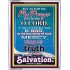 THE TRUTH OF YOUR SALVATION   Bible Verses Frame for Home Online   (GWABIDE 7444)   "16X24"