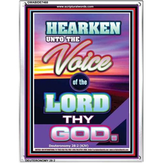 THE VOICE OF THE LORD   Christian Framed Wall Art   (GWABIDE 7468)   