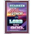 THE VOICE OF THE LORD   Christian Framed Wall Art   (GWABIDE 7468)   "16X24"