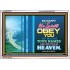YOUR NAMES ARE WRITTEN IN HEAVEN   Christian Quote Framed   (GWABIDE7527)   "24X16"