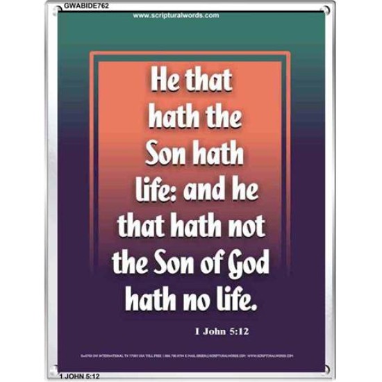 THE SONS OF GOD   Christian Quotes Framed   (GWABIDE 762)   