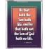 THE SONS OF GOD   Christian Quotes Framed   (GWABIDE 762)   "16X24"