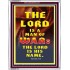 THE LORD IS A MAN OF WAR   Bible Verses    (GWABIDE 7674)   "16X24"