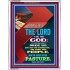 THE LORD HE IS GOD   Framed Office Wall Decoration   (GWABIDE 7696)   "16X24"