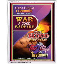 THE WORD OF OUR TESTIMONY   Bible Verse Framed for Home   (GWABIDE 7727)   