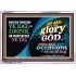 ALL THE GLORY OF GOD   Framed Scripture Art   (GWABIDE7842)   "24X16"