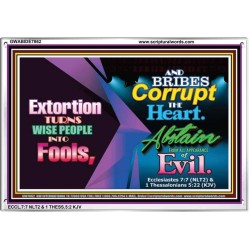 ABSTAIN FROM ALL APPEARANCE OF EVIL Bible Verses to Encourage  frame   (GWABIDE7862)   "24X16"