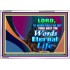 WORDS OF ETERNAL LIFE   Christian Artwork Acrylic Glass Frame   (GWABIDE7895)   "24X16"