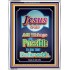 ALL THINGS ARE POSSIBLE   Bible Verses Wall Art Acrylic Glass Frame   (GWABIDE 7932)   "16X24"