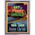 YOU SHALL EAT IN PLENTY   Bible Verses Frame for Home   (GWABIDE 8038)   "16X24"